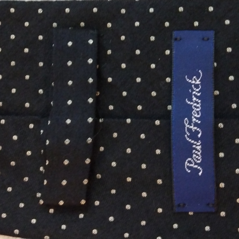 3 Silk Tie Bundle - 2 Brooks Brothers/1 Paul Fredrick (Made in USA) - Picture 8 of 13